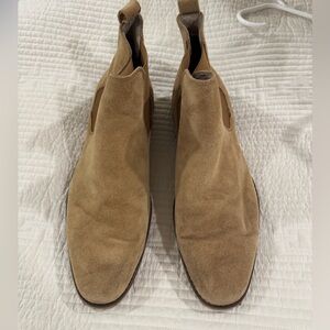 Men's Tan Suede Chelsea Boots